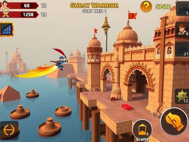 Gujarat Warrior Hero gameplay screenshot